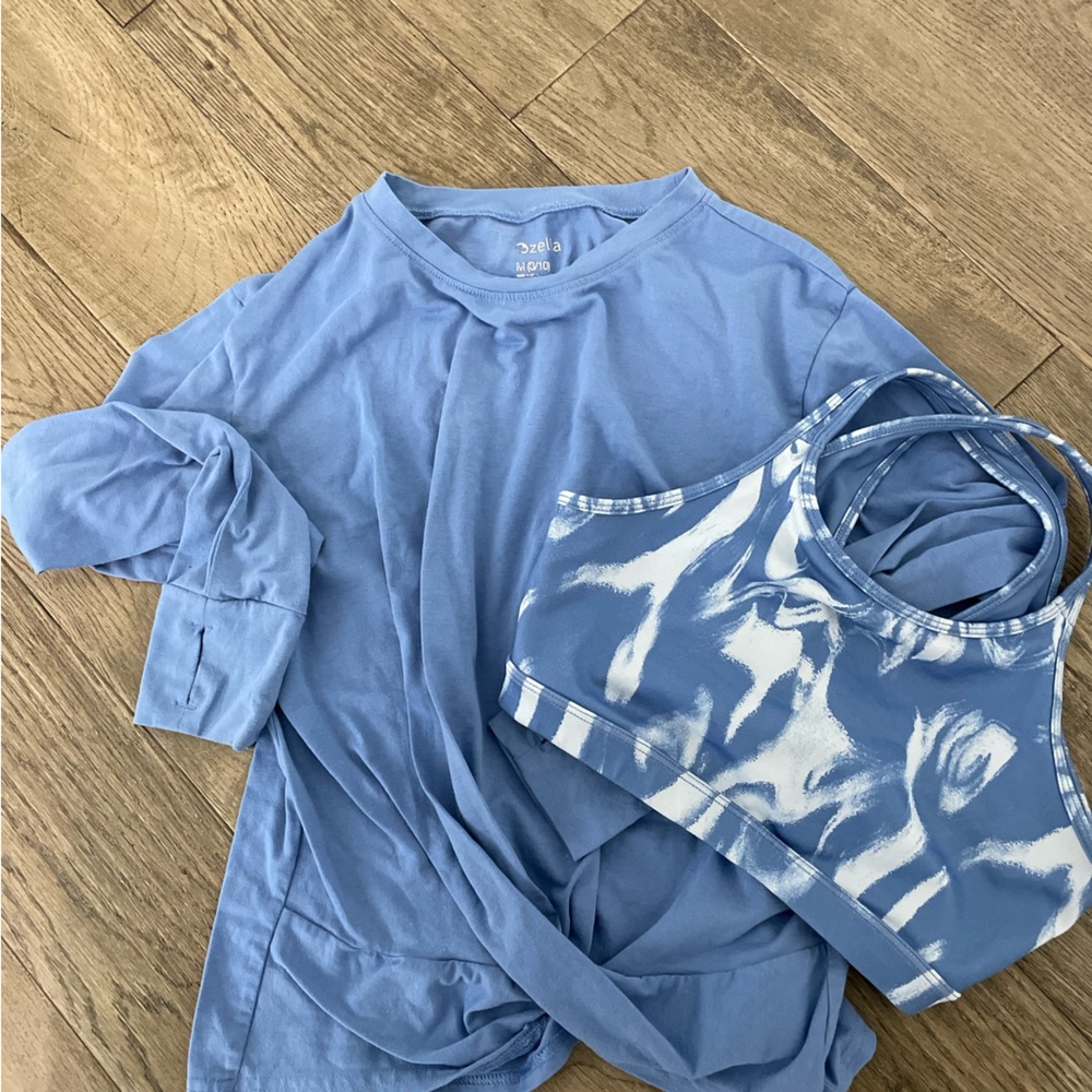 Zella Top with Matching Sports Bra